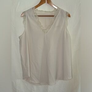 Tank Top with Lace Detail